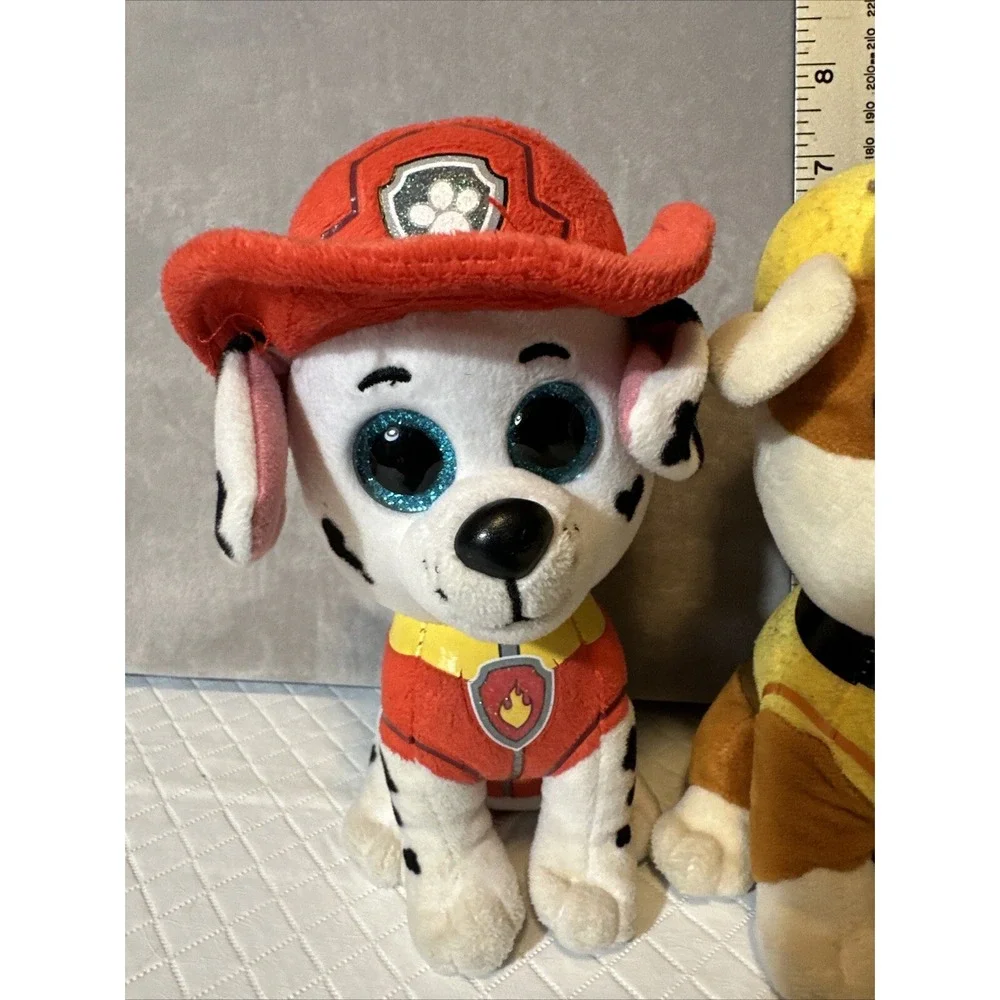 TY Paw‎ Patrol Beanie Boo Dogs Marshall, Rubble, Tracker Plush 6